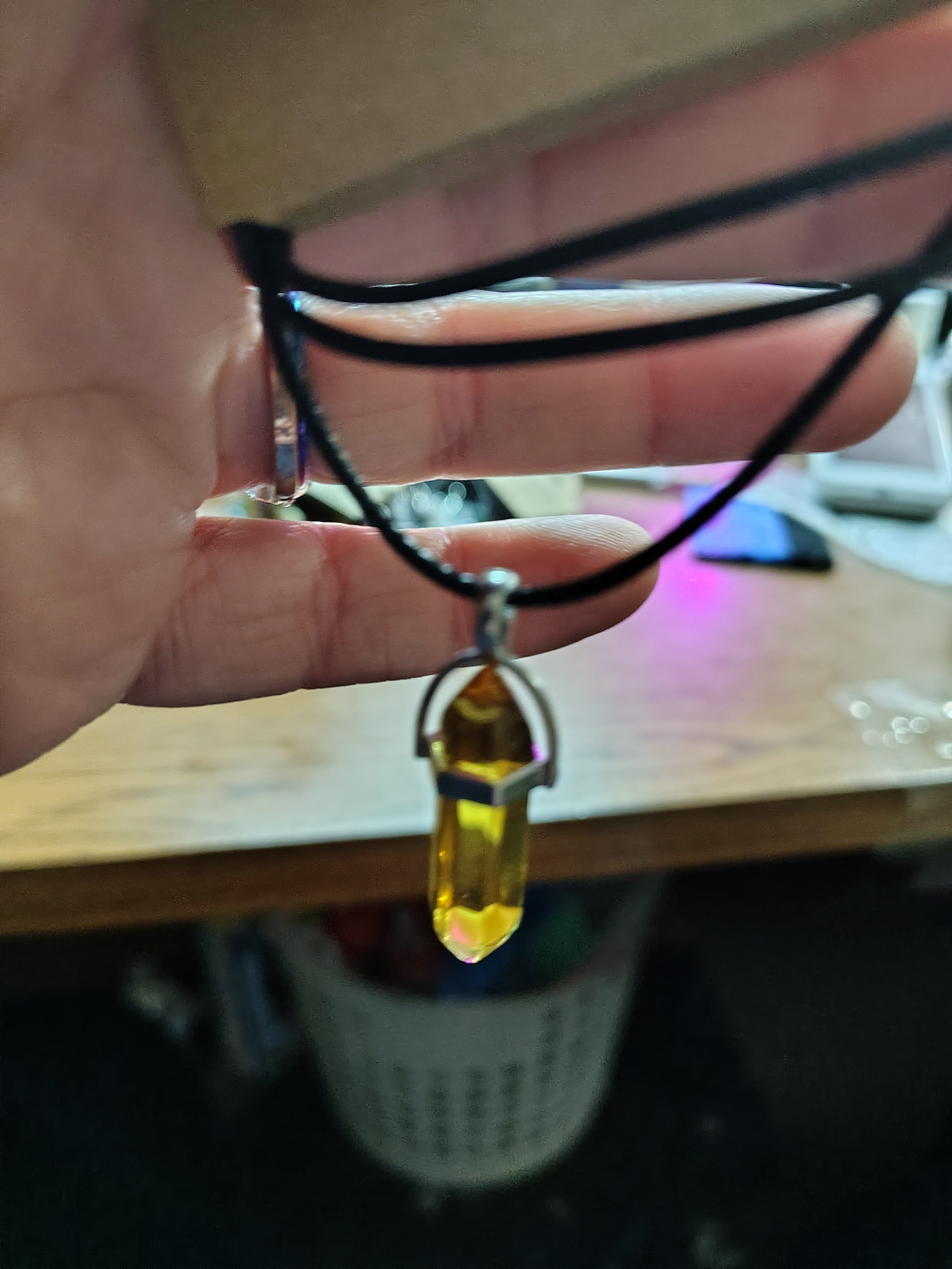 Gemstone necklace